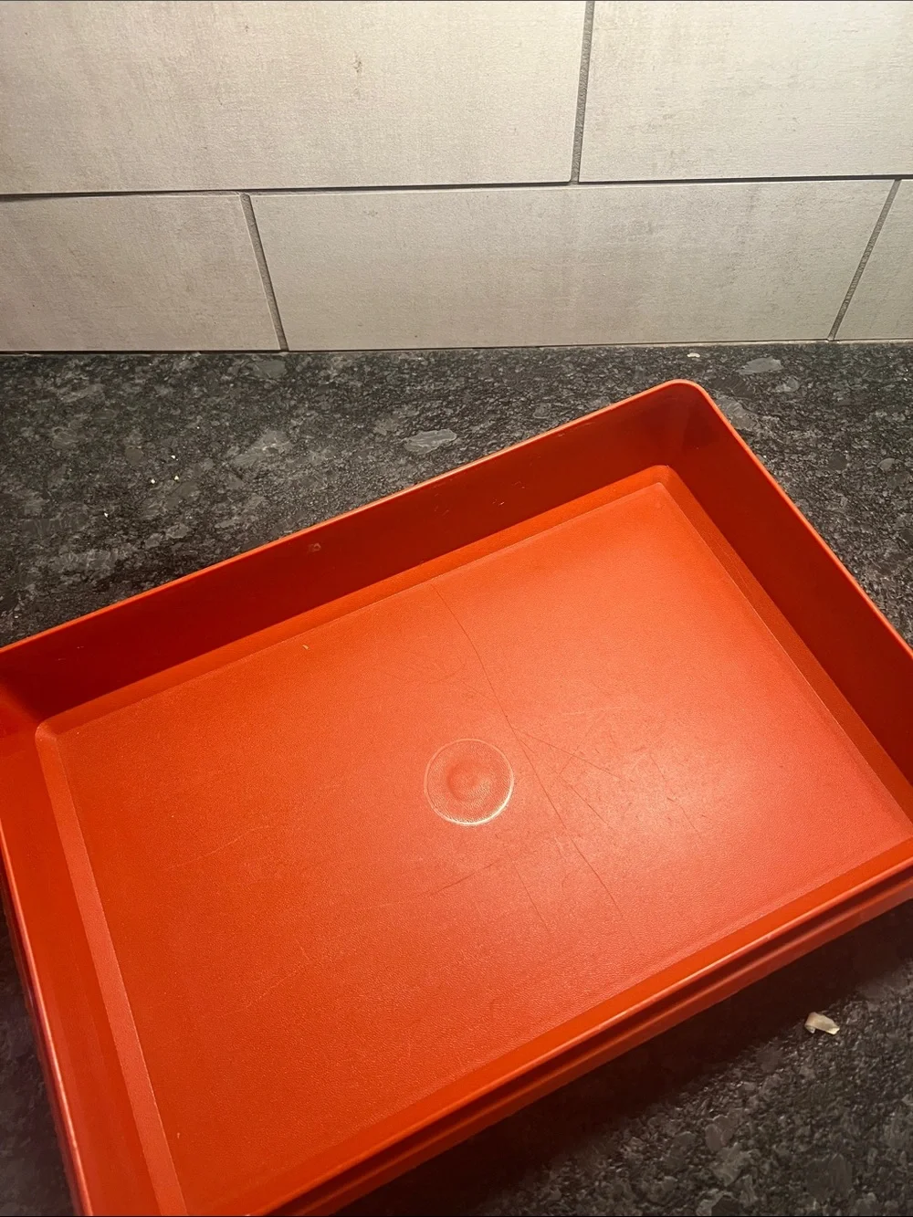 Tupperware white vintage
